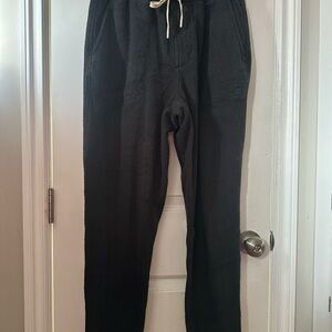 Outerknown Men’s High Tide Black Sweatpants Joggers Size M